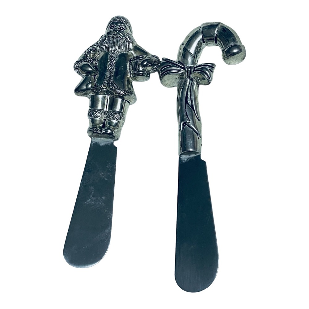 Christmas Themed Butter & Cheese Spreader Knives